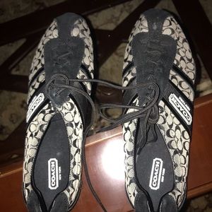 Coach black shoes vintage